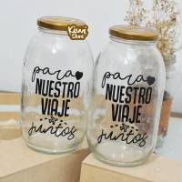 Par de Alcancías Para nuestro viaje juntos